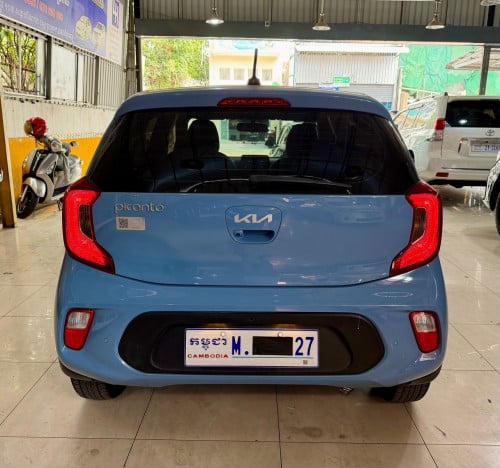 2022 KIA Picanto (full Option) ម្ចាស់ដើមទិញថ្មីខ្លាញ់គោថ្នាំសុីនមួយជុំ