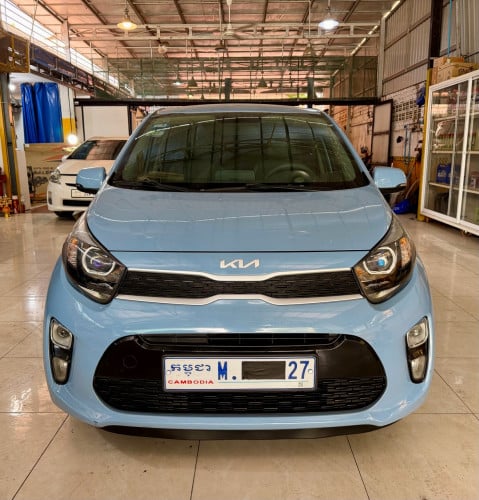 2022 KIA Picanto (full Option) ម្ចាស់ដើមទិញថ្មីខ្លាញ់គោថ្នាំសុីនមួយជុំ