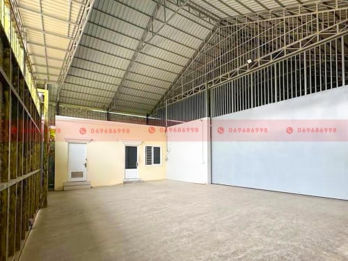 600 Sqm Warehouse For Rent On A Sub-Road Near AEON Mall Sen Sok City