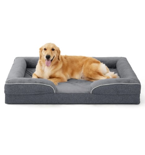 Bedsure Orthopedic Dog Beds Large Sized DogWashable Large Dog Cat Bed Waterproof