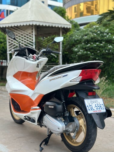 HONDA PCX 017សោស្មាតឃីកម្លាំង150ccម៉ាស៊ីនតាន់ហាប់នែនស្ងាត់សំណុំហ្សីនជិះស្រួលស្ទុះមានពន្ធកាត