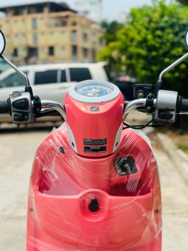 HONDA SCOOPY 015 ម៉ាសុីនតាន់ហាប់នែនជិះស្រួលមិនលាន់មិនហុយមានពន្ធកាតគ្រឺហ្សីន