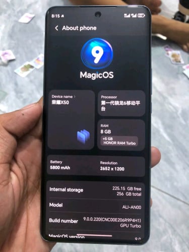 Honor X50 Ch ស្អាត 99% សុំនុំសុីន 256G ចង់វ៉ៃម៉ាក់ផ្សេង ថែមលុយអោយ