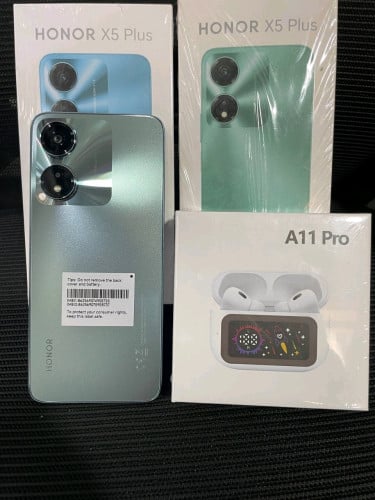 Honor  X5plus ថ្មីក្រុមហ៊ុនធានា1ឆ្នាំ