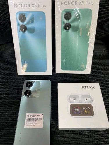 Honor  X5plus ថ្មីក្រុមហ៊ុនធានា1ឆ្នាំ