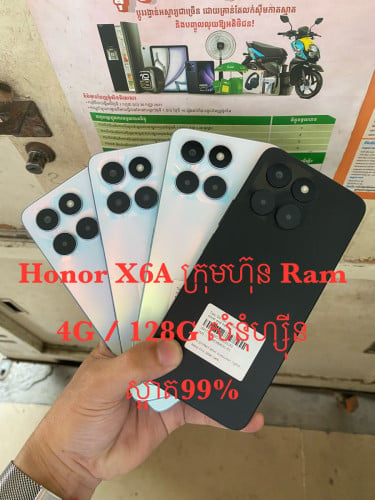 Honor X6a ក្រុមហ៊ុន​ Ram​ 4G / 128G ស្អាត99%