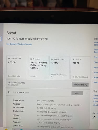 Hp elite x2 G4