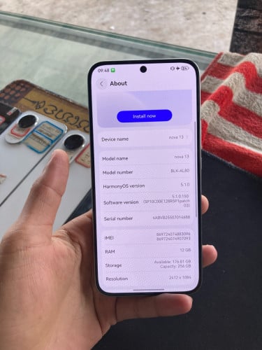 Huawei Nova13 សាណុំស្អាតៗ