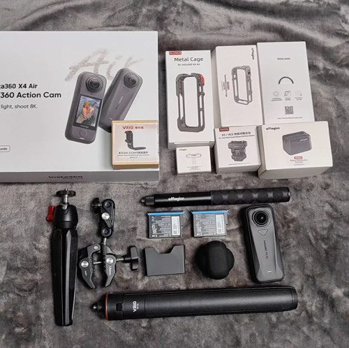 Insta360x4 air 99% 128GB accessories ដូចក្នុងរូប 385$