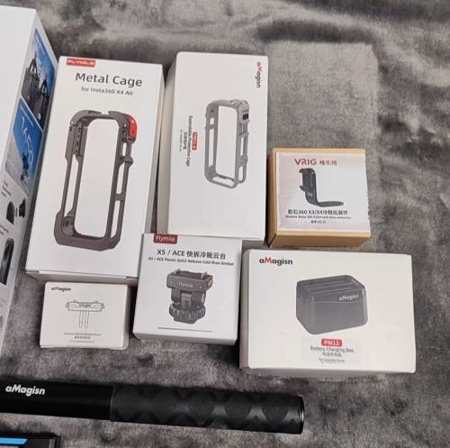 Insta360x4 air 99% 128GB accessories ដូចក្នុងរូប 385$