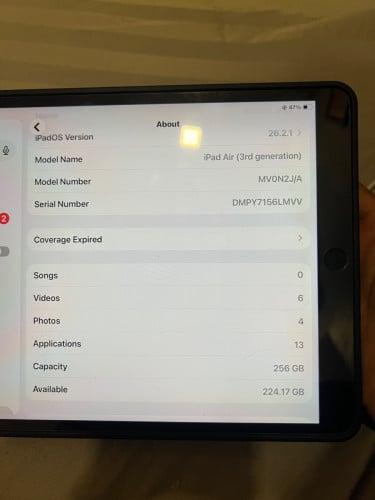 iPad Air 3rd generation