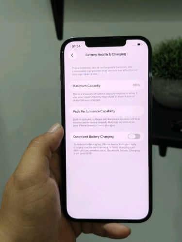 iPhone 12 Pro max 256g LL/A សានុំហ្សីន ស្អាត98%