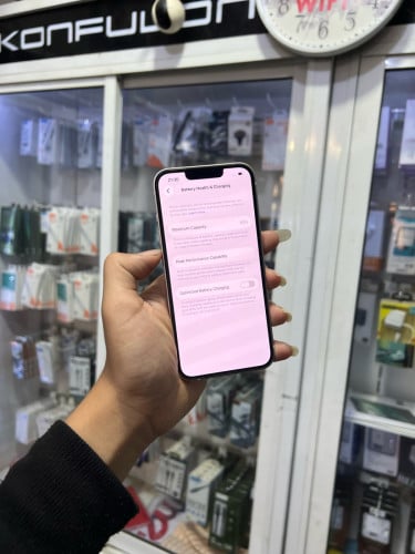 iPhone 13 ពណ៌ផ្កាឈូក 🍏 LLA 128GB  Battery 93% 🔋 តួស្អាត 99% សំណុំហ្សីន អត់ជាប់អី
