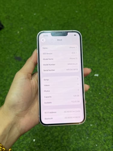iPhone 13 ពណ៌ផ្កាឈូក 🍏 LLA 128GB  Battery 93% 🔋 តួស្អាត 99% សំណុំហ្សីន អត់ជាប់អី  (ធានា1ខែ)