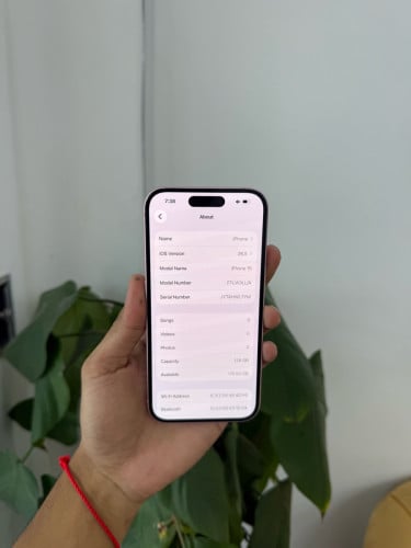 iPhone 15 128G LL/A ស្អាត99% សំនុំសុីន