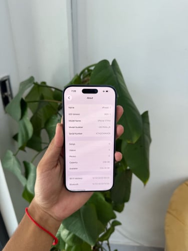 iPhone 17 pro 256G LL/A សំនុំសុីន