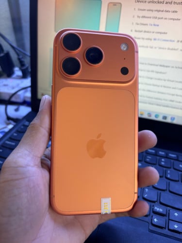 iPhone 17 pro ZP/A 256g សុីម1+esim មួយទឹកស្អាត98% លក់990$