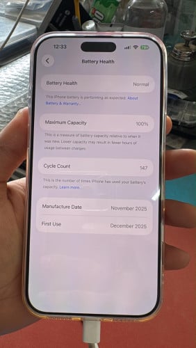 Iphone17 pm XA ថ្ម100%