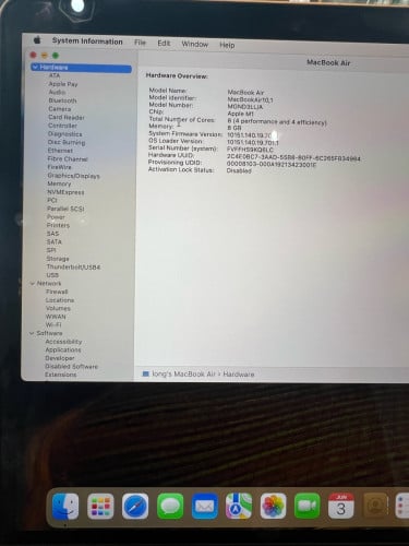 MacBook Air M1ស្អាត99%
