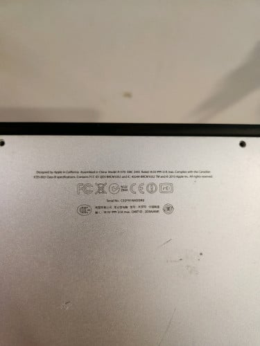 Macbook air model A1370 for sell