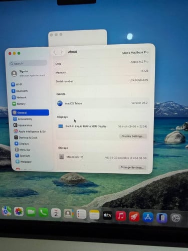 Macbook Pro 16inch M2pro 16g+512g