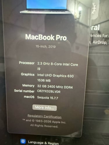 MacBook Pro 2019