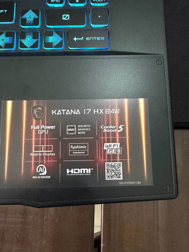 Msi KATANA 17HX i7-14th RTX5060