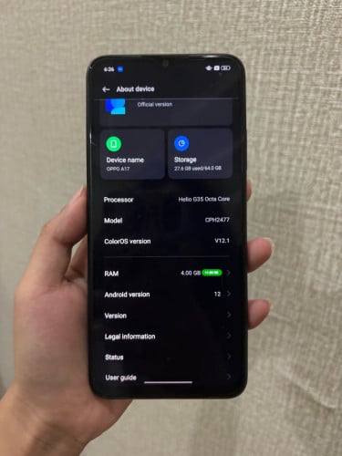 Oppo A17