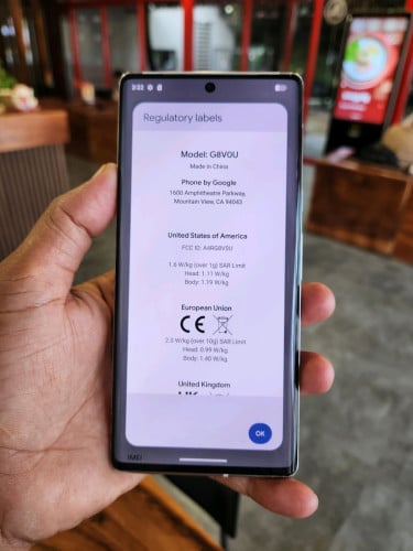 Pixel 6 Pro 12g/128g_USA(វៃដូរបាន)👉$205