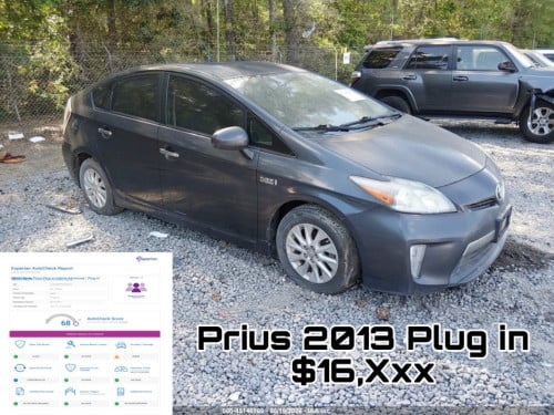 Prius 013 plug in សាង $16,300
