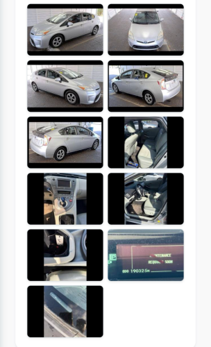 Prius 2013 Option 4 ក្នុងស ឡានថ្មី