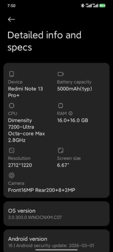 Redmi Note 13 pro+ 5g លក់