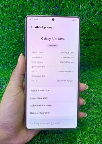 Samsung S25 Ultra 256G 99.99% ក្រុមហ៊ុន សំណុំណែន