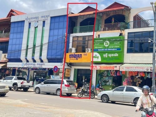 Shophouse : Code: PKL1041 for rent Phsar Kandal, Tep Vong Street, Siem Reap City