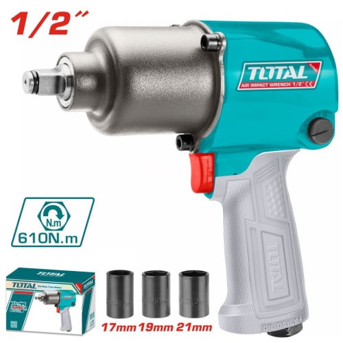 Total 1/2" Air Impact Wrench – 610N.m (Model: TAT40122)