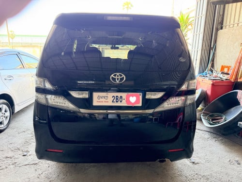 Toyota VellFire 011ឡេីង019 V4ប៉ុង1ទ្វាអូតូ3រំលស់សុត100%បាន25ខេត្តក្រុង