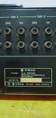 Trio Amplifier 145W 100V model KA-5500 from Japan 92% សុំលេងពិរោះ
