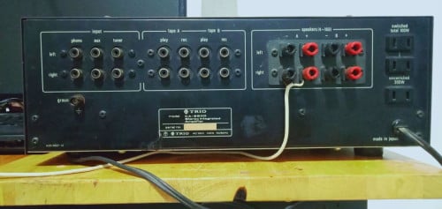 Trio Amplifier 145W 100V model KA-5500 from Japan 92% សុំលេងពិរោះ