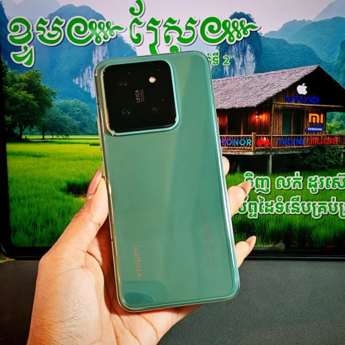 Xiaomi 14 5G Ram16G+16g 512G/Global (វ៉ៃដូរបាន)មានធានាច្បាស់លាស់ត្រឹមត្រូវ