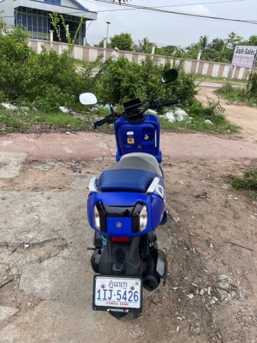 Yamaha Qbix Smart key 2020 ម៉ូតូខ្ចីស្អាត ម៉ាសុីនអ៊ែម