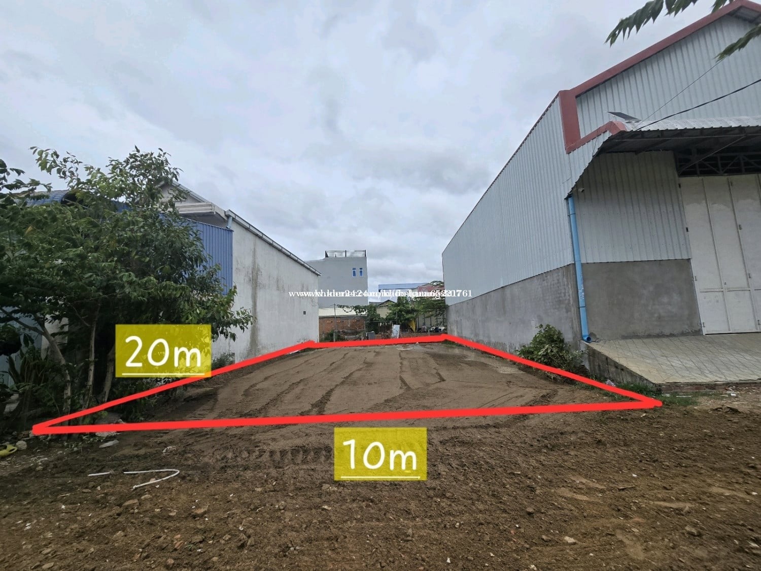 ដីសម្រាប់ជួល ខ្នាត 10m x 20m