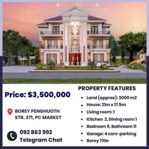 វីឡាឃីង ម៉ាជេស្ទីក សម្រាប់លក់ | បុរីប៉េងហួត 371
