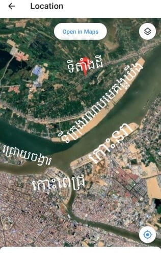 ដីលក់ក្រុងអរិយក្សត្រ ចម្ងាយ400ម៉ែត្រ ពីសាលាក្រុងអរិយក្សត្រ លើផ្លូវបេតុង15ម៉ែត្រ ទំហំដី12,80×25