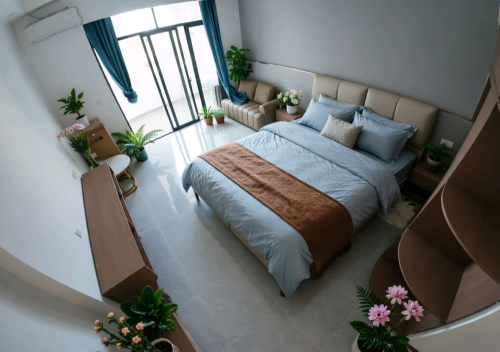 西港南海核心区域，50㎡1室一卫公寓 月租280$起 南海商圈 拎包即住