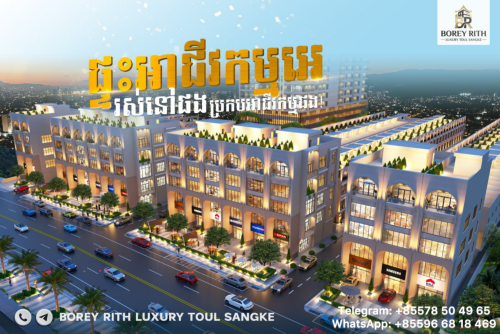 បុរីរិទ្ធិ លុចហ្សារី ទួលសង្កែ Borey Rith Luxury Toul Sangke