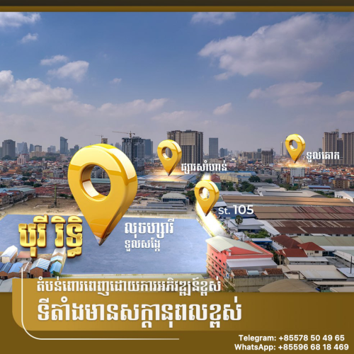 បុរីរិទ្ធិ លុចហ្សារី ទួលសង្កែ Borey Rith Luxury Toul Sangke