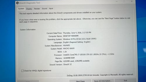 លក់ Huawei Matebook X Pro សៀមរាប