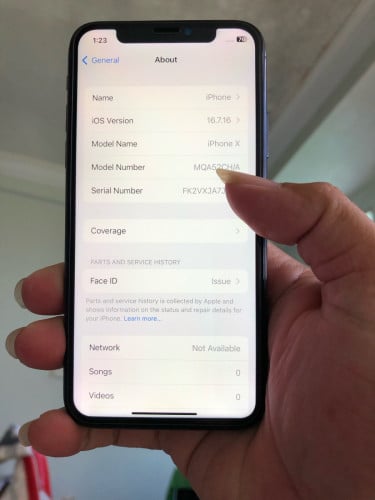 លក់iPhone x 64g អេក្រង់GX អត់ស្កេន ថ្មទេីបប្តូរថ្មីហេីយកាន់ នៅស្អាត