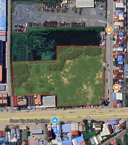 ដីលក់/Land for Sale ទីតាំងស្ថិតនៅ :សង្កាត់ស្វាយប៉ាក ខណ្ឌឬស្សីកែវ/