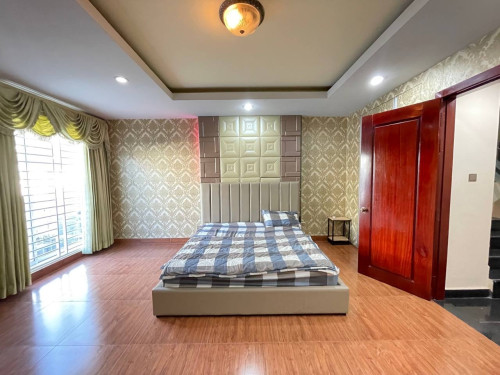 វីឡាកូនកាត់សំរាប់ជួលនៅក្នុងបុរី ៩៩៩ ទឹកថ្លា | Link House - LA for Rent in Borey 999 Teuk Thla